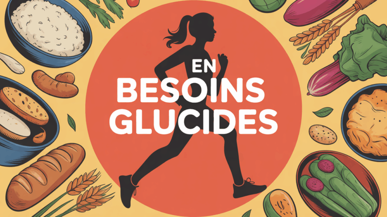 illustration besoins en glucides avec aliments sportifs
