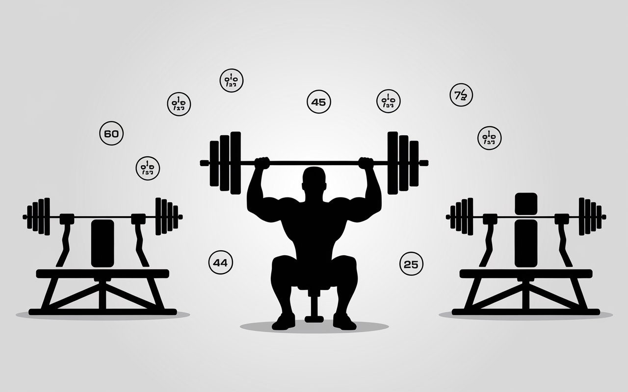 Tableau machines de musculation, zones et prix