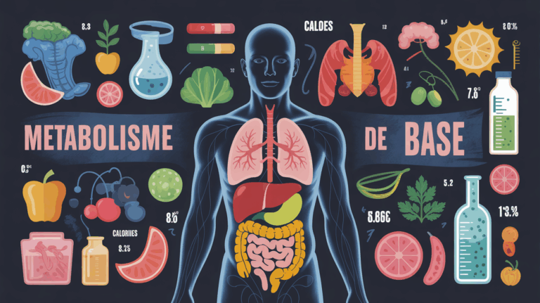 schema corps humain metabolisme de base depense energetique