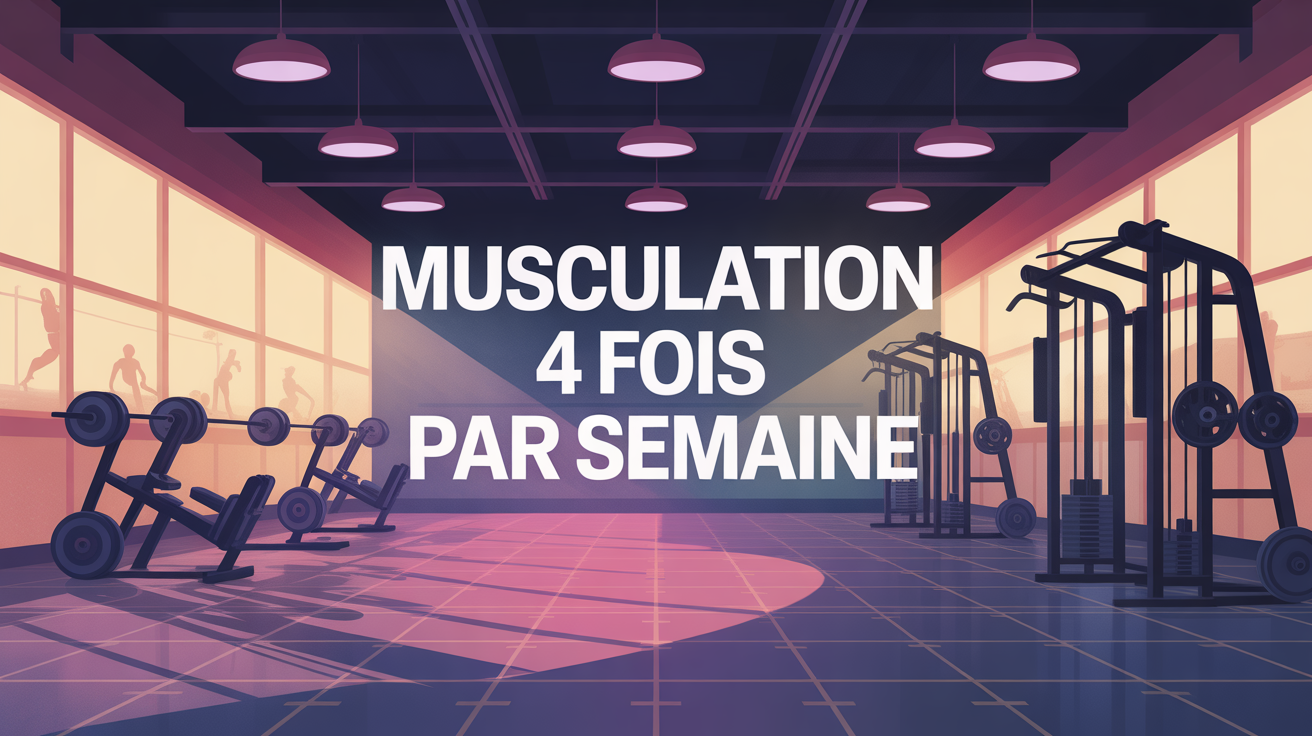 Salle de sport musculation 4 fois par semaine
