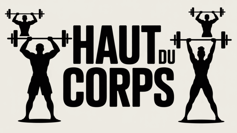 musculation haut du corps pompe traction haltère gainage