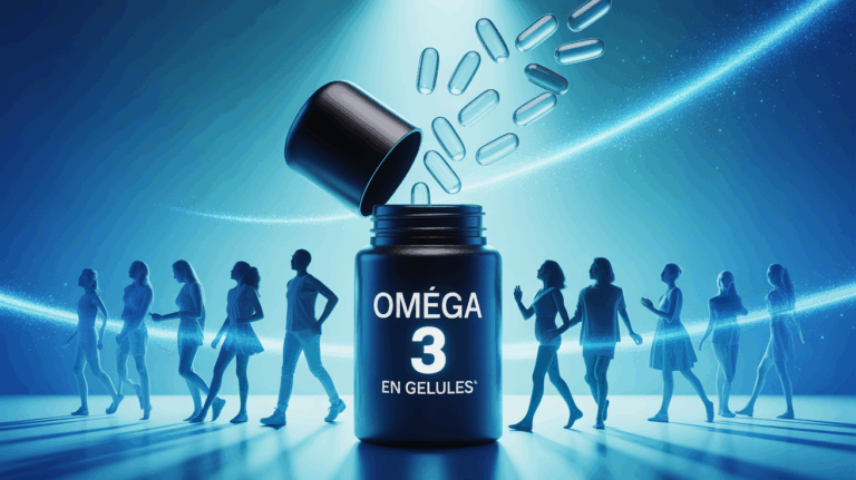 Capsules omega 3 gelules flacon bien etre