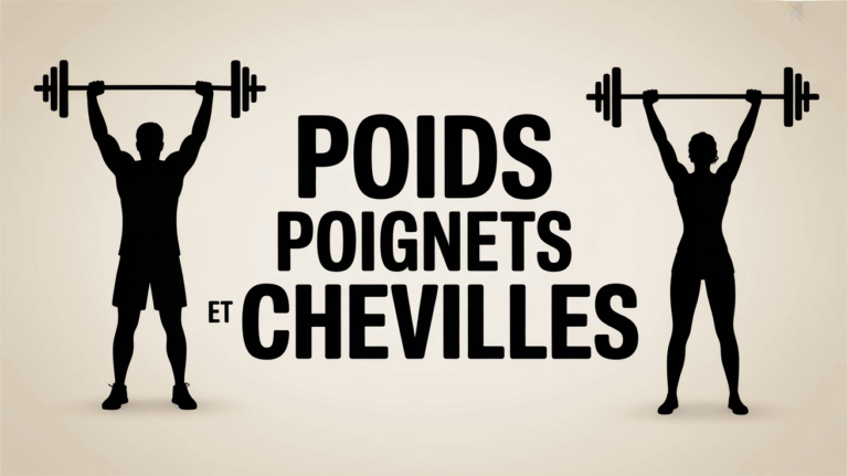 deux personnes utilisant poids poignets chevilles sur tapis