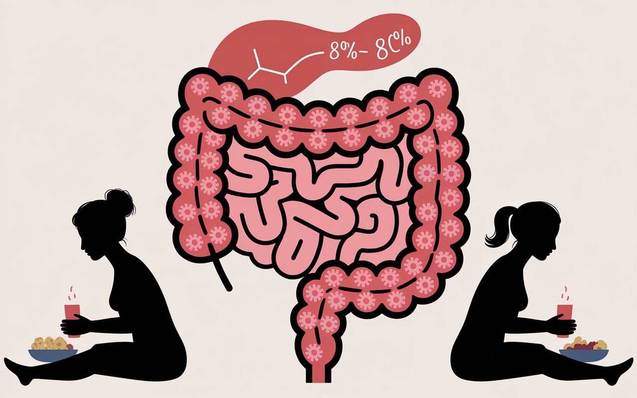 diagramme microbiote ventre gonfle ballonnements