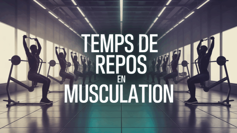 salle de musculation moderne avec minuteurs et titre temps de repos