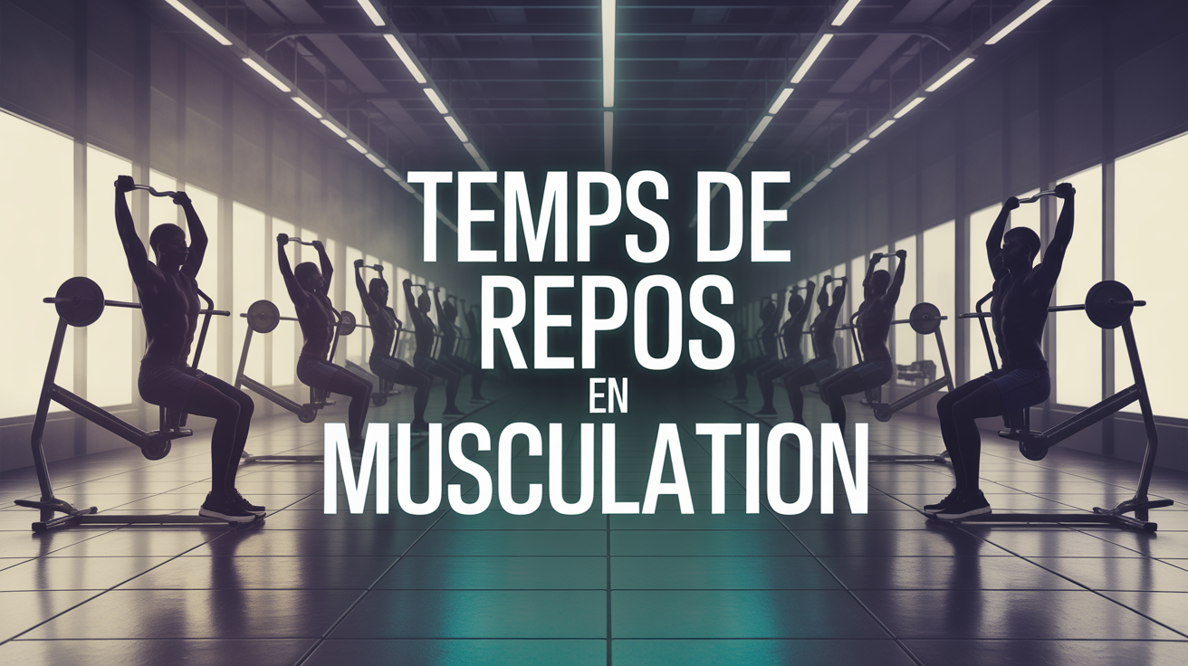 salle de musculation moderne avec minuteurs et titre temps de repos