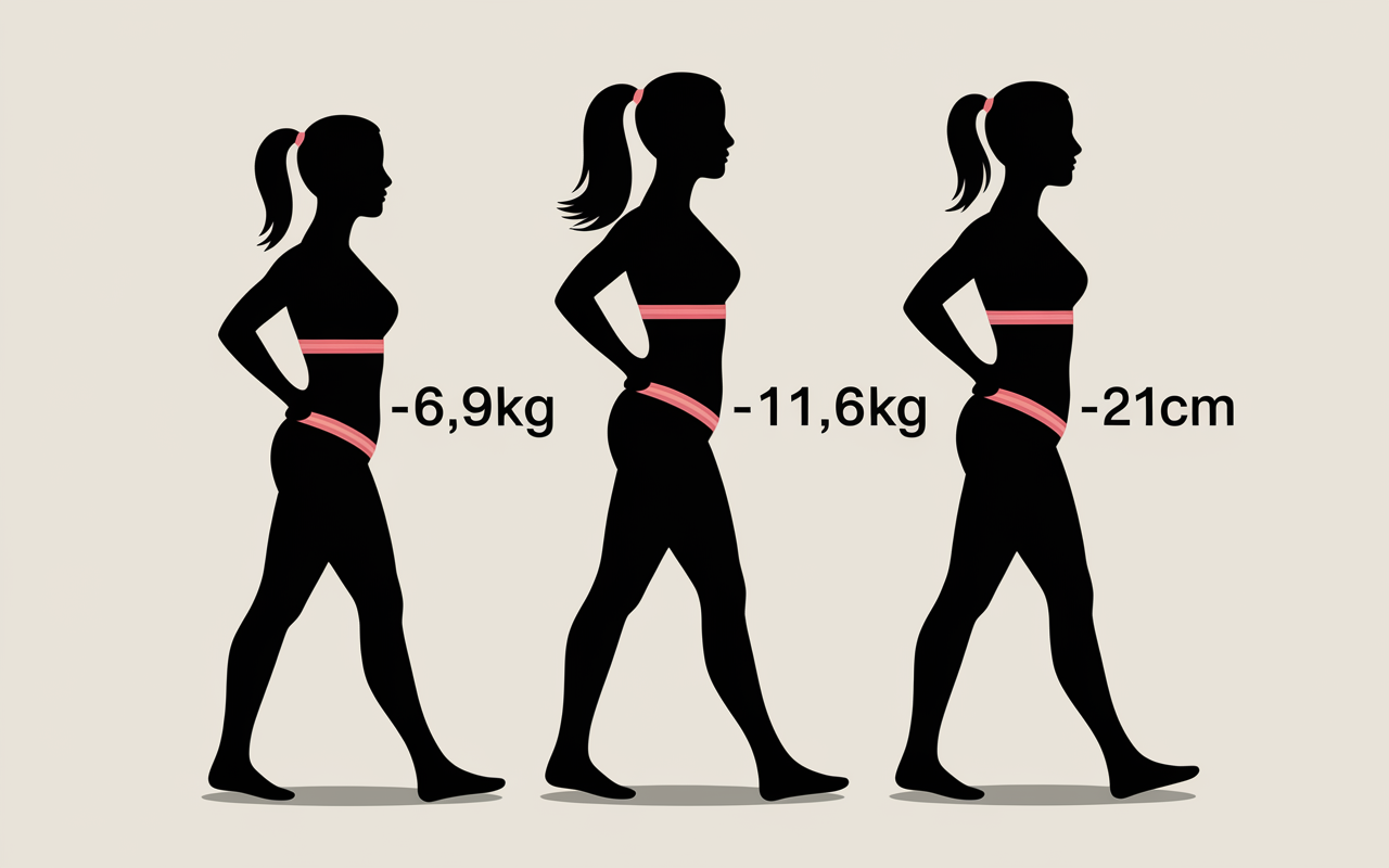 évolution silhouettes perte poids musculation 3 mois
