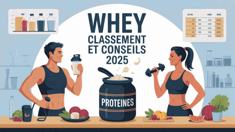 Pot de whey ouvert, sportifs, tableau comparatif classement 2025