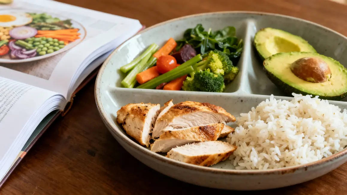 Assiette nutrition fitness musculation perte de poids