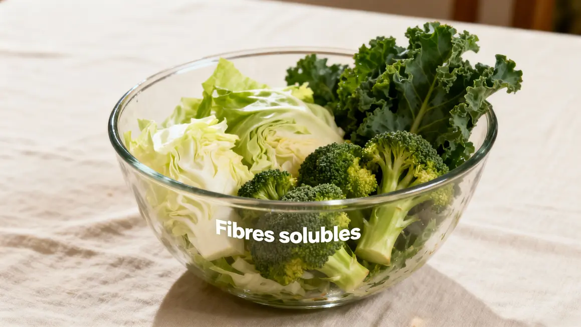 Bol brocoli chou kale fibres solubles