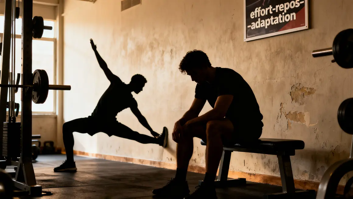 Balance effort repos adaptation salle de sport
