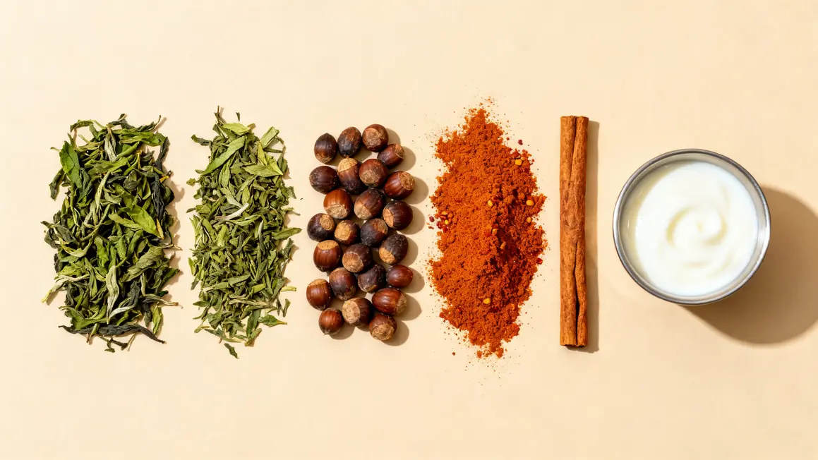 Ingrédients brûleur de graisse naturel, thé vert, guarana, piment