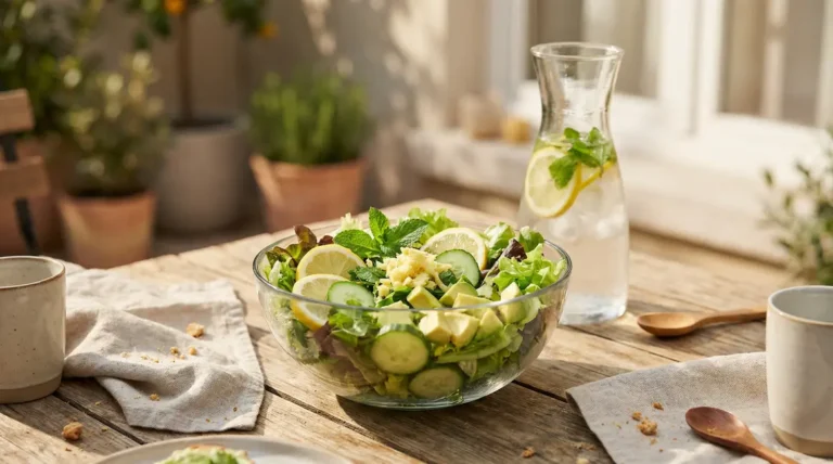bol salade detox brule graisse citron gingembre concombre avocat