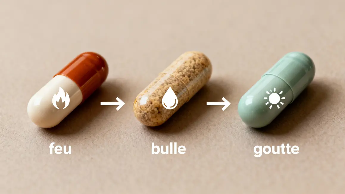 schema illustrant gélules bruleur de graisse et mecanismes