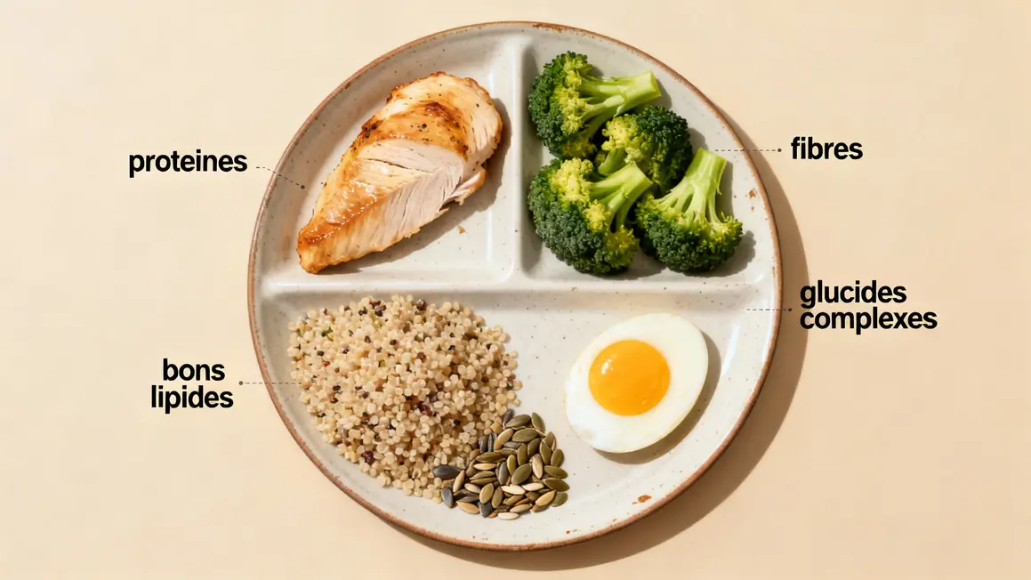 tableau aliments deficit calorique proteines fibres glucides lipides
