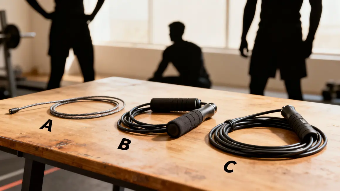 comparatif cordes a sauter crossfit cable fin lesté modulable