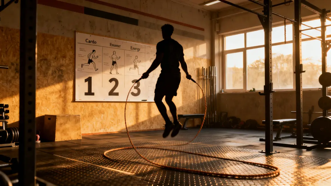 entrainement cardio corde a sauter crossfit