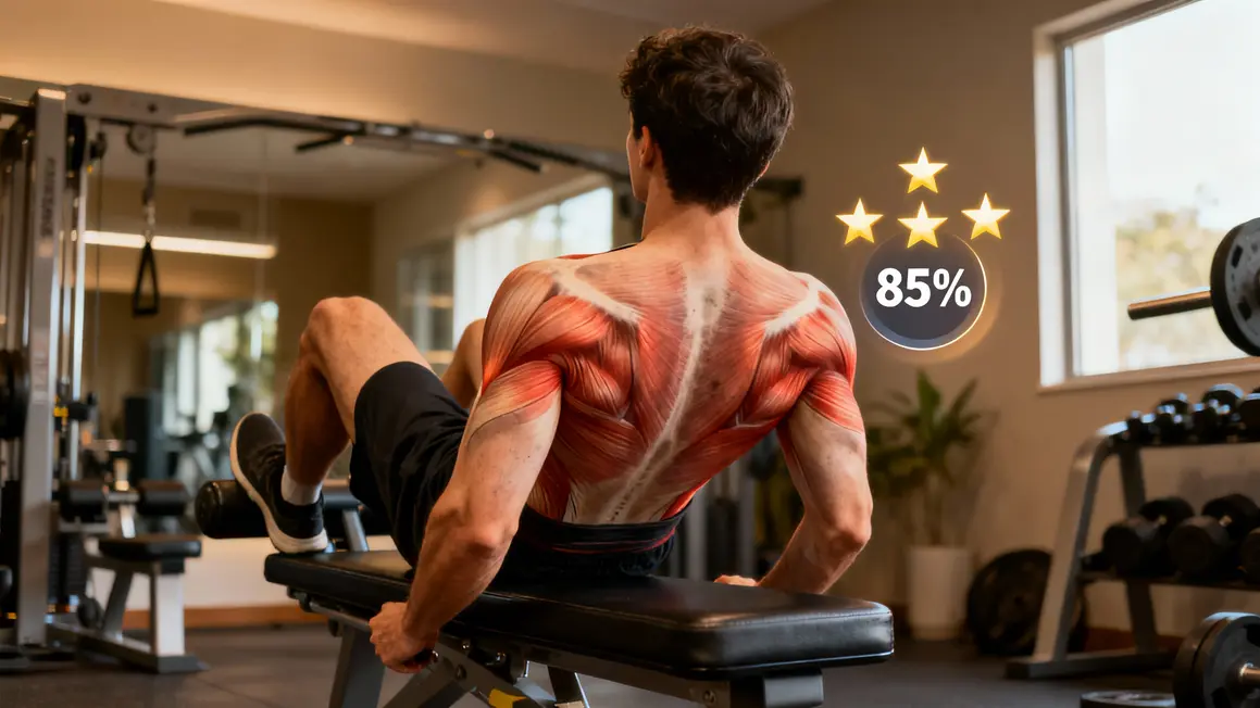 hyperextension sur banc pour lombaires muscles dos