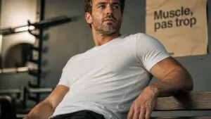 Mec muscle mais pas trop : épaules dessinées et taille nette
