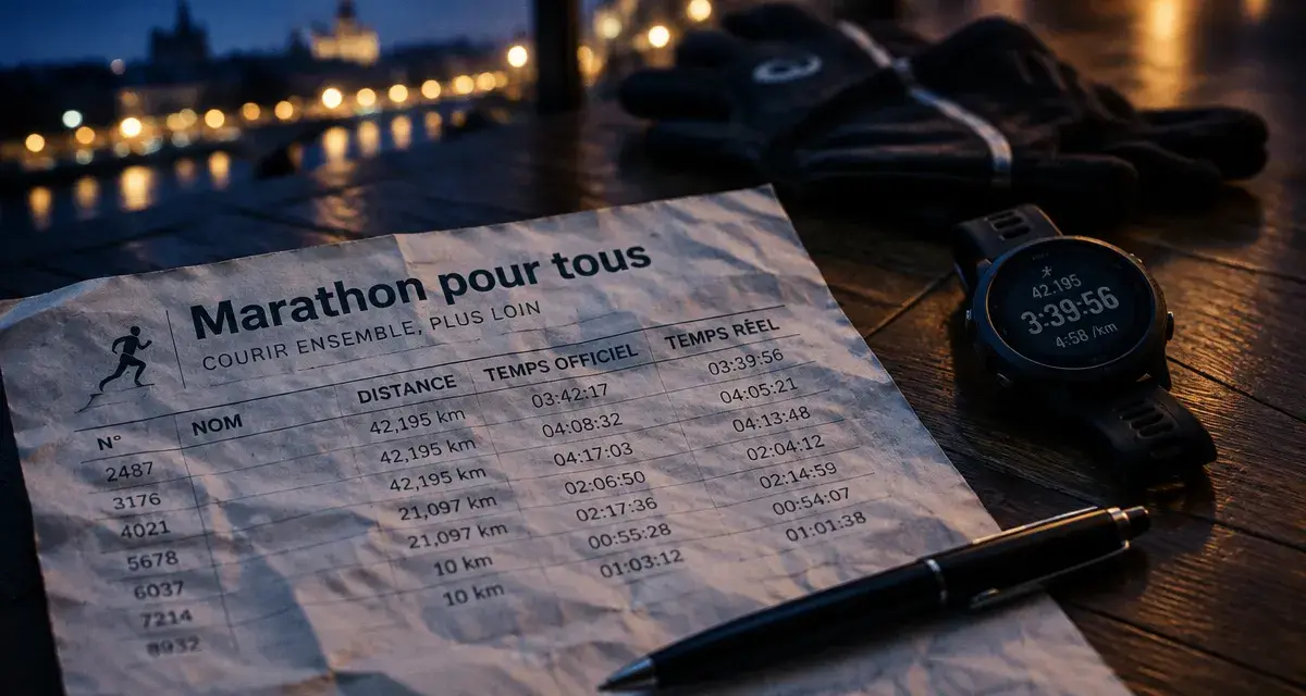 Classement marathon pour tous 2024 : 17 361 participants, distances et temps
