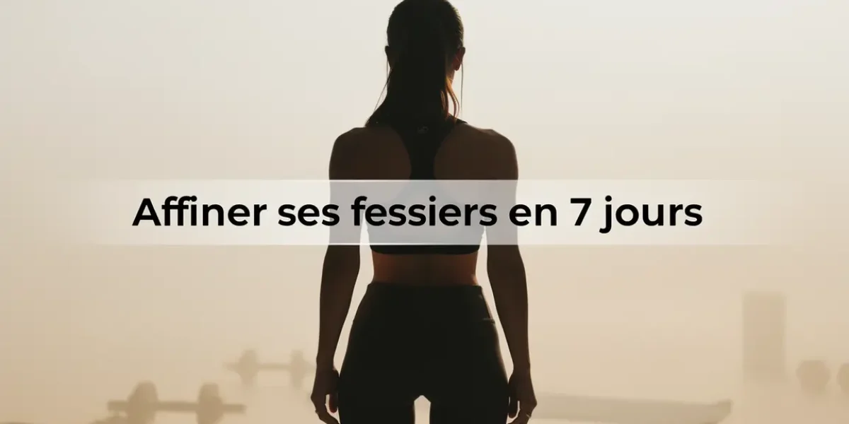 Femme debout vue de dos affiner fessiers 7 jours