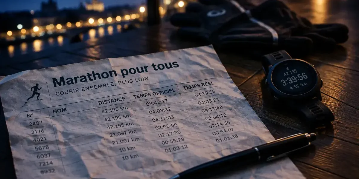 Classement marathon pour tous 2024 : 17 361 participants, distances et temps