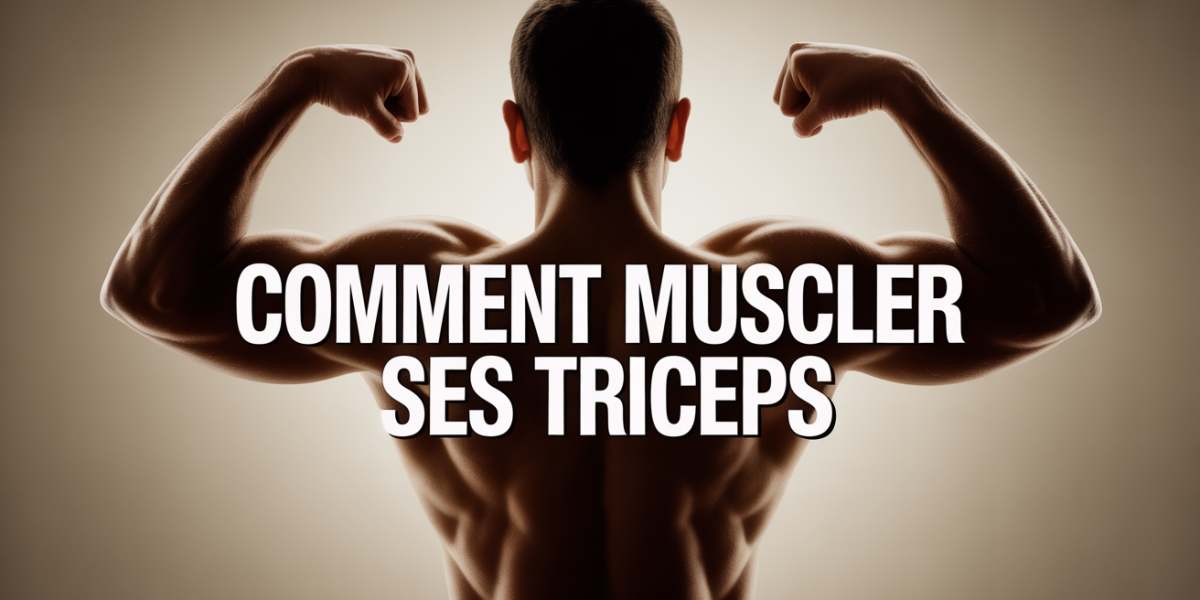 illustration comment muscler ses triceps
