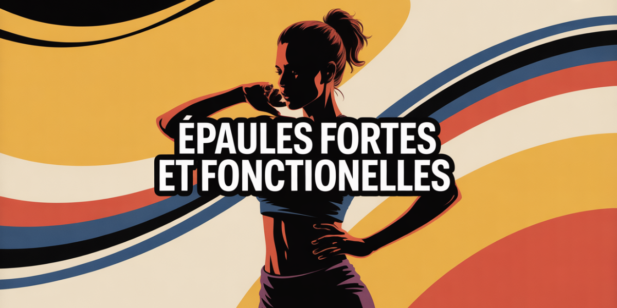 illustration d une silhouette soulevant une haltere fond sportif