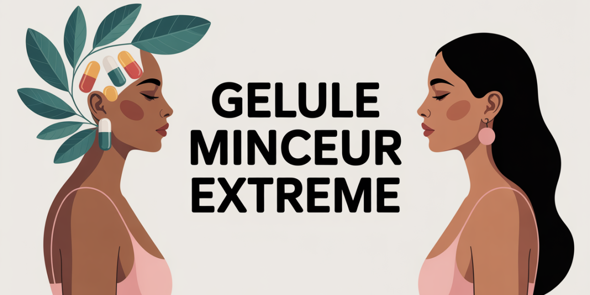 illustration gelule minceur extreme tableau bien-etre