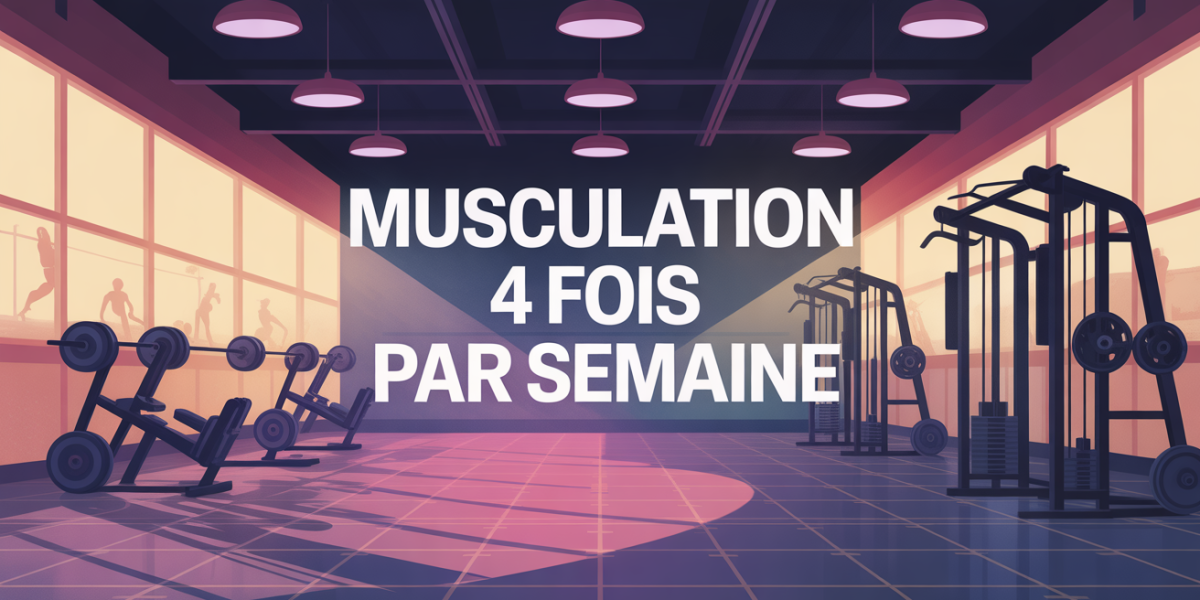 Salle de sport musculation 4 fois par semaine