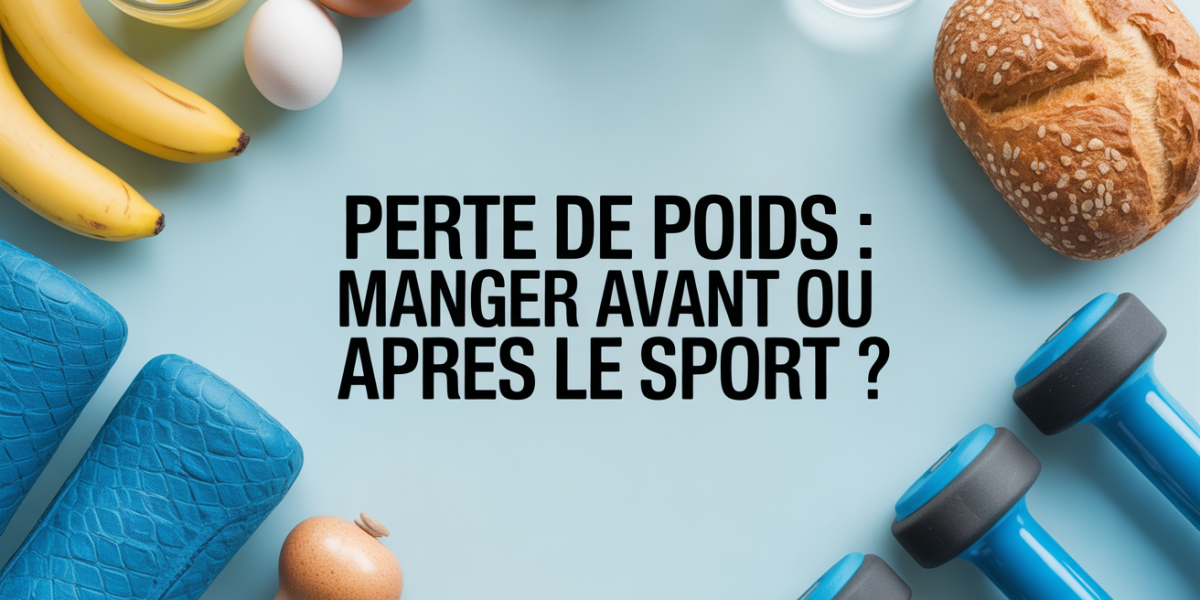 Table avec aliments pour perte de poids et accessoires fitness