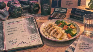 Prise de masse 3 mois : surplus +300 kcal, repas et entraînement