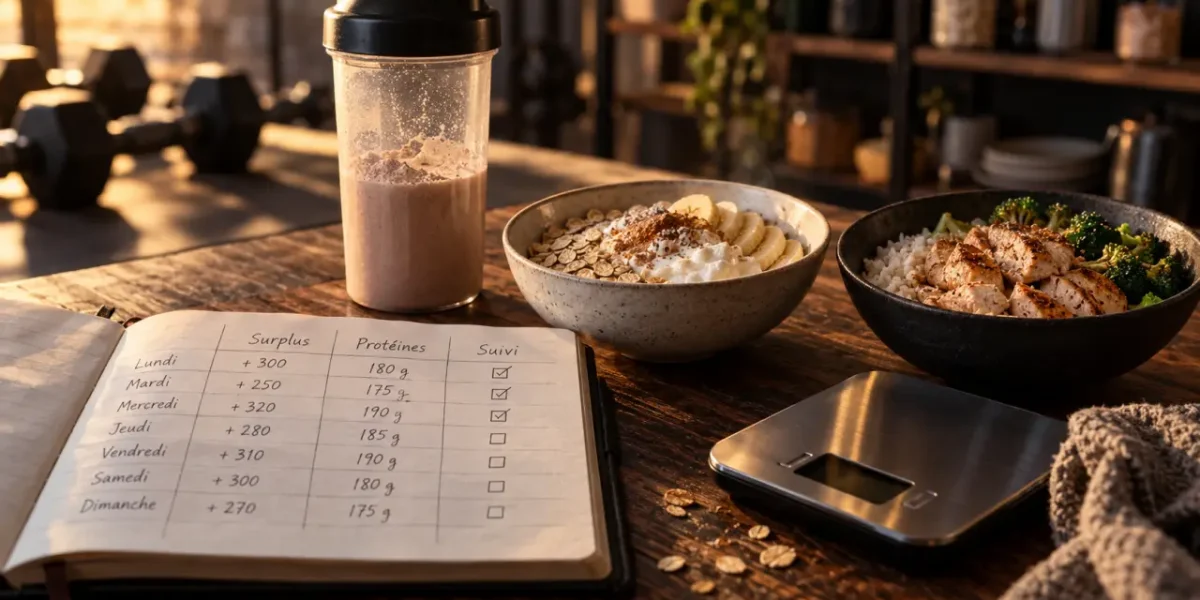 Régime de prise de masse : surplus et protéines pour augmenter les portions